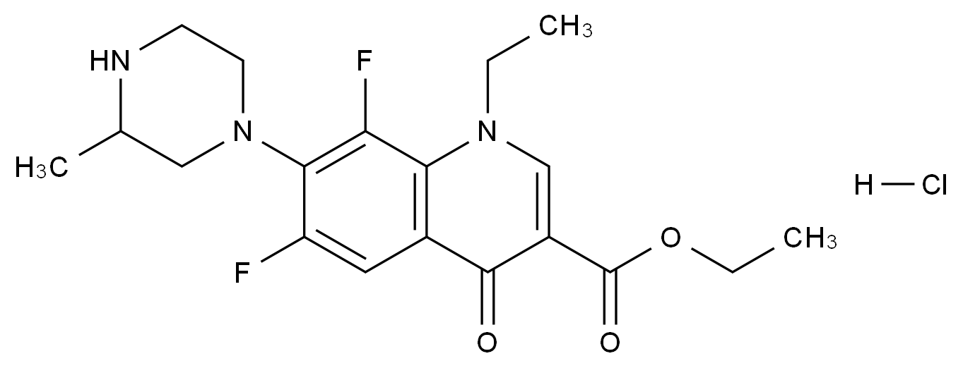 洛美沙星杂质10（盐酸盐）