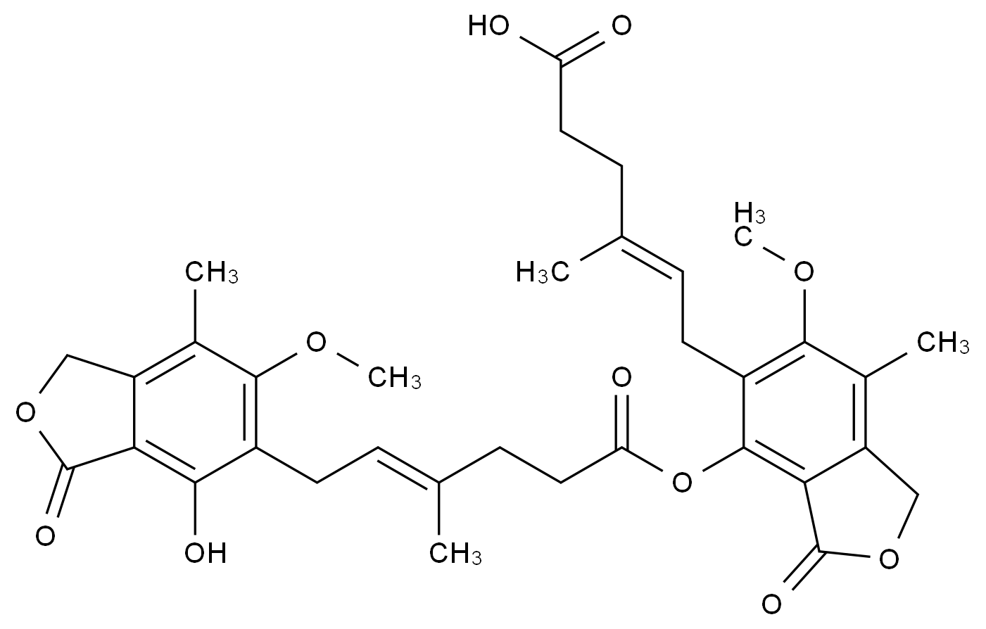 霉酚酸杂质2 （霉酚酸二聚体）