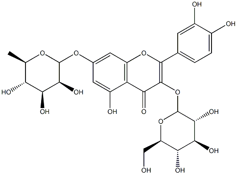 18016-58-5_槲皮素 3-葡糖苷 7-鼠李糖苷标准品_Reference Standards