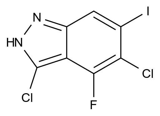 1000341-62-7_3,5-Dichloro-4-fluoro-6-iodo-1H-indazole