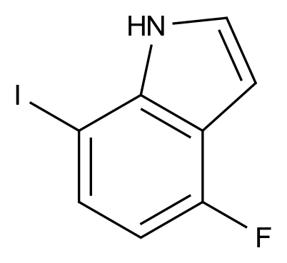 1000341-66-1_4-Fluoro-7-iodo-1H-indole