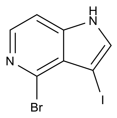 1000341-85-4_4-Bromo-3-iodo-1H-pyrrolo[3,2-c]pyridine