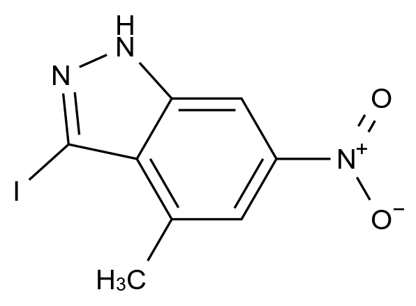 1000342-56-2_3-Iodo-4-methyl-6-nitro-1H-indazole