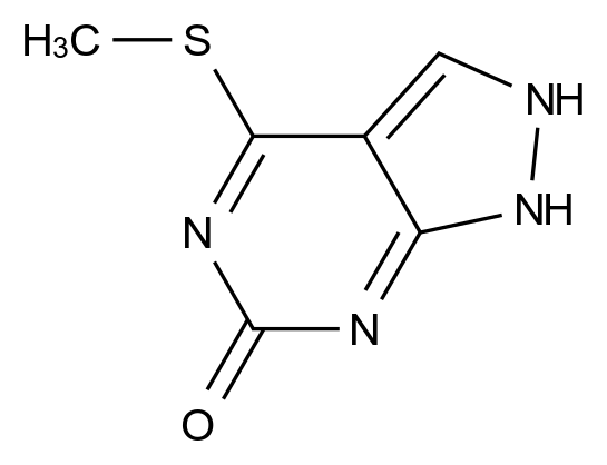 100047-41-4_4-methylsulfanyl-1,2-dihydropyrazolo[3,4-d]pyrimidin-6-one