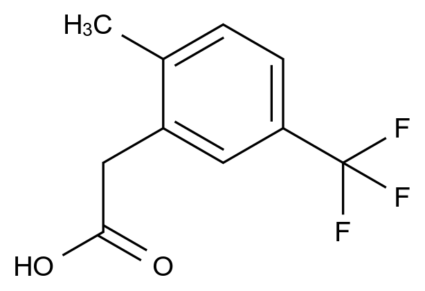 1000517-01-0_2-Methyl-5-(trifluoromethyl)phenylacetic acid