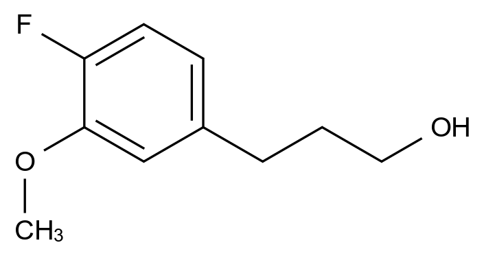 1000530-23-3_3-(4-fluoro-3-methoxyphenyl)propan-1-ol