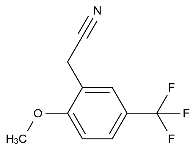 1000542-90-4_2-methoxy-5-(trifluoromethyl)phenylacetonitrile