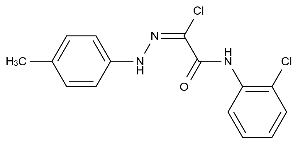 1000575-73-4_2-Chloro-N-(2-chlorophenyl)-2-[2-(4-methylphenyl)hydrazono]acetamide