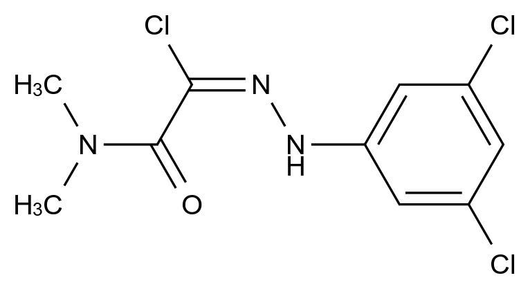 1000575-85-8_2-Chloro-2-[2-(3,5-dichlorophenyl)hydrazono]-N,N-dimethylacetamide