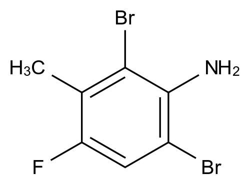 1000576-72-6_2,6-dibromo-4-fluoro-3-methylaniline